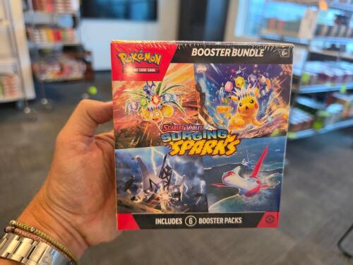4- pokemon scarlet & violet surging sparks booster bundles