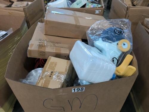 Kids toy, water container, gloves and more