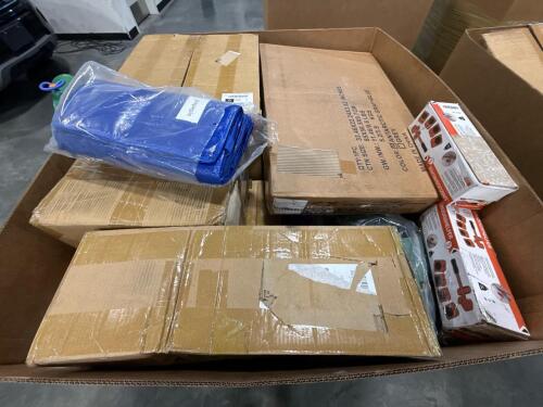 Hand lift dollies, swing, tarp, deck box, more