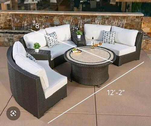 Sidney 6pc Circular Seating Set
