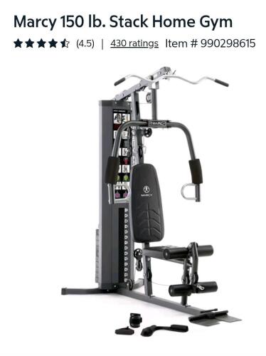 Marcy gym equipment, customer return