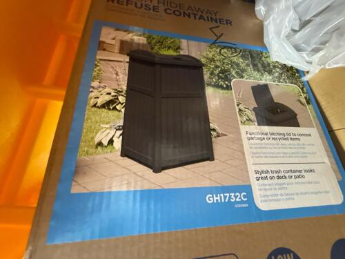 suncast trash hideaway container, Amazon products, umbrellas, plastic products and more