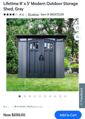 Lifetime outdoor storage shed 605281