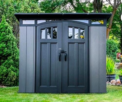 Lifetime outdoor storage shed states missing parts/accessories