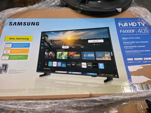 Samsung 40-in TV, hyper tough,