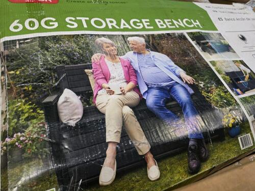 Storage boxes, storage bench , and more