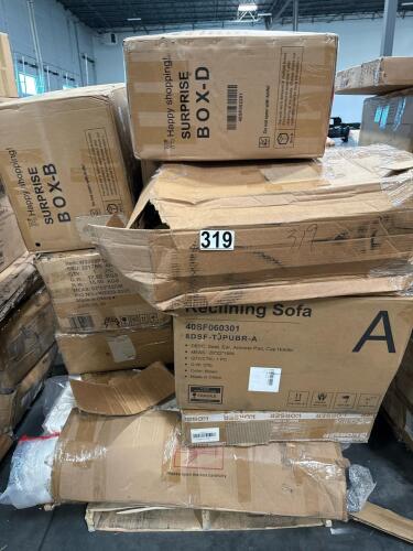 Reclining sofa piece, KORSER, compressed furniture, and