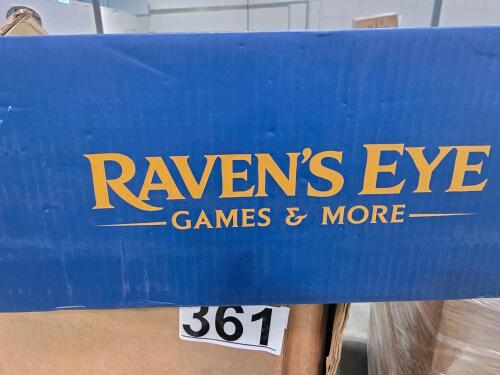 Pensacola pool, high chairs, khaki dog bed, accessories, Raven's eye games, and other products