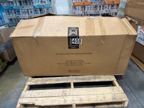 36 inch intelligent gas griddle with cart possible open box