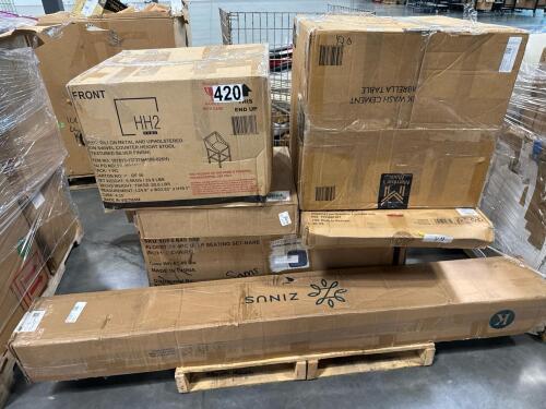 Umbrella table, chair, ZINUS, deep seating two chair, & More