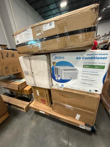 Mattress, box 2/2 trampoline, MIDEA AC unit, & More