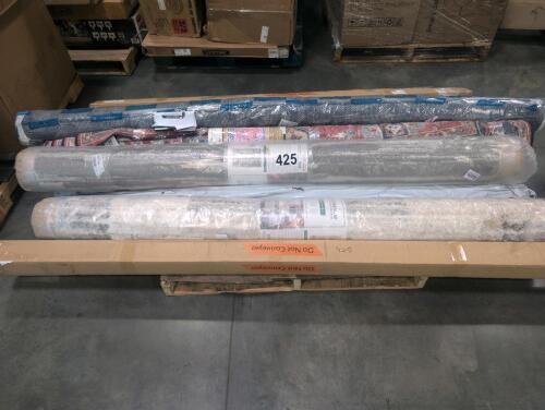 rolled rugs