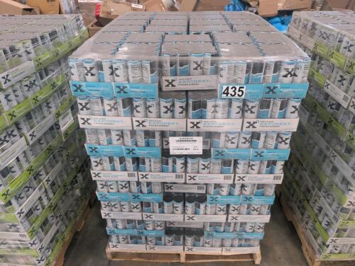 Pallet of blue nova exponent fusion zero sugar energy drinks, Best Buy 5/10/2027, sparkling blue raspberry