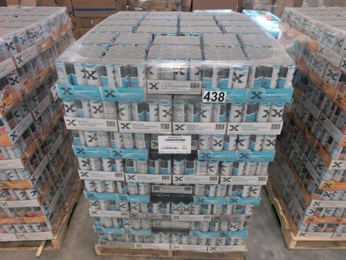 Pallet of blue nova exponent fusion zero sugar energy drinks, Best Buy 5/10/2027, sparkling blue raspberry