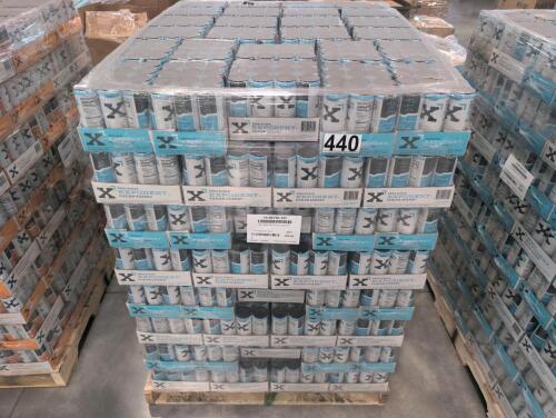 Pallet of blue nova exponent fusion zero sugar energy drinks, Best Buy 5/10/2027, sparkling blue raspberry