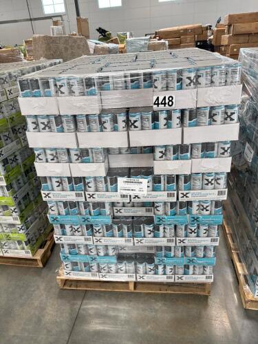 Pallet of blue nova exponent fusion zero sugar energy drinks, Best Buy 5/10/2027, sparkling blue raspberry