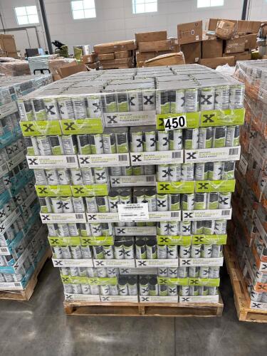 Pallet of sector &ndash; C exponent fusion energy zero sugar, Best Buy 5/10/2027, sparkling citrus