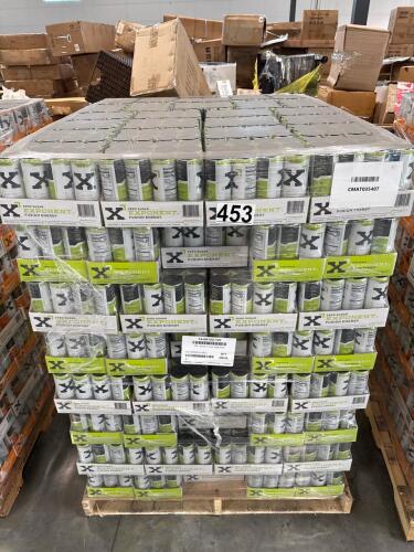 Pallet of sector &ndash; C exponent fusion energy zero sugar, Best Buy 5/10/2027, sparkling citrus
