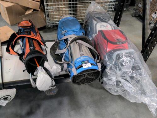 us kids golf bag with clubs, sun mountain golf bag used and new pgm golf bag