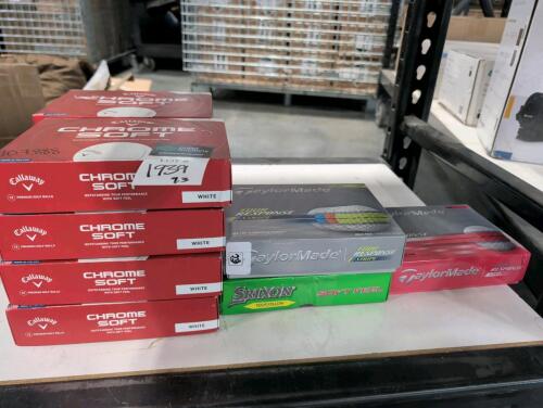 calloway golf balls and TaylorMade golf balls