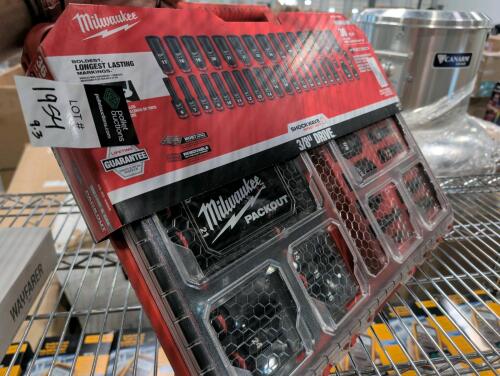 Milwaukee 36 piece 3/8 in drive impact socket packout kit 49-66-6805