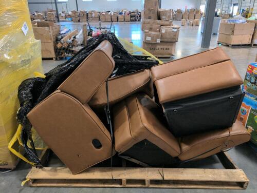 Leather sofa sectional out of box Customer return