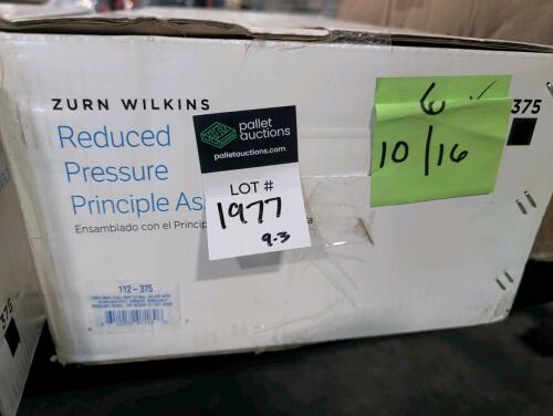 Zurn Wilkins reduced pressure principal assembly