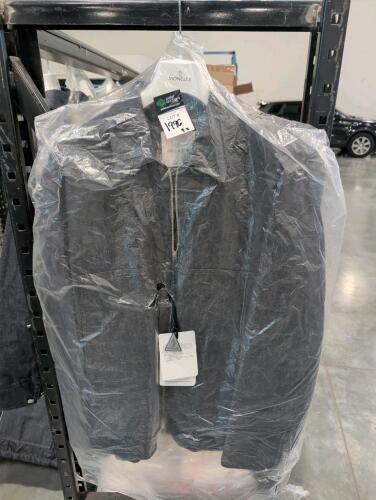 Moncler zip up denim jacket Ormoy Giubbotto, authentic