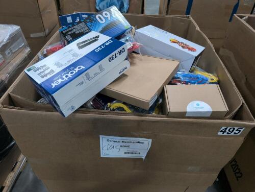 Kids swords, lampshades, books, cellular BPM, inflatable, toner cartridges, plastic folders, multiple brother 760 cartridges, & More