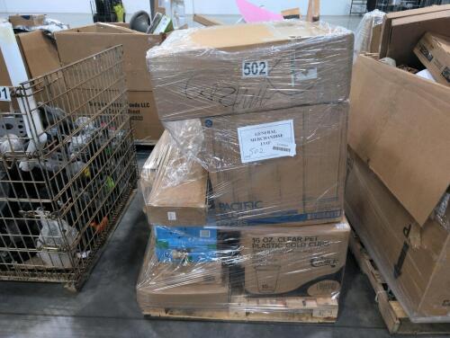 Training pants, miscellaneous furniture, broad market side table, cups, paper towels, Drive, & More