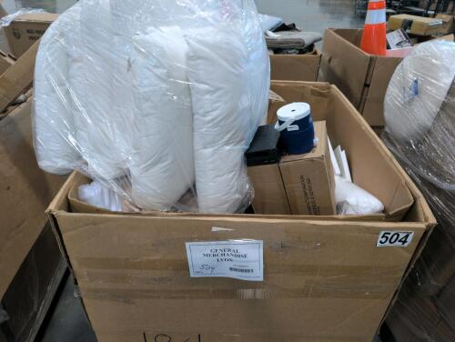 Pillows, batting, books, sheets, paper towels, bun coffee filters, swim parachute, Nintendo switch product & More