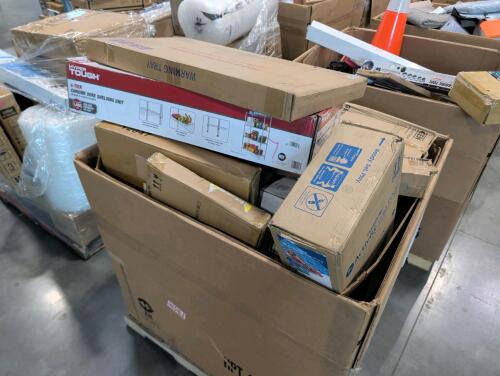 Shelving, swimming pool, tray, paper towels, exam gloves, toilet paper, nobility disposable briefs, & More