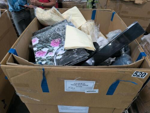 Golf balls, lighting, rug, underlayment, athletic trainer tape, arch, bed pads, containers,& More