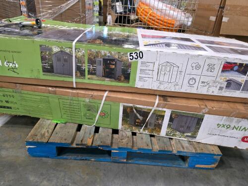 Two &ndash; Darwin 6&times;4 sheds