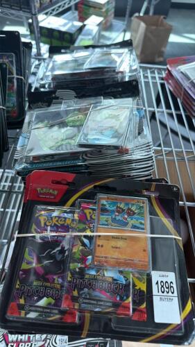 5- Pokemon mega evolution pitch black , 10- Pokemon scarlet & violet black bolt