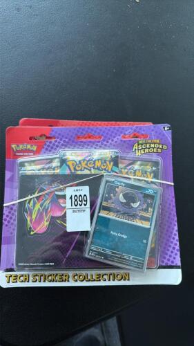 5- pokemon mega evolution ascended Heroes tech sticker collection
