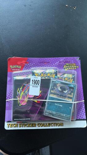 5- pokemon mega evolution ascended Heroes tech sticker collection