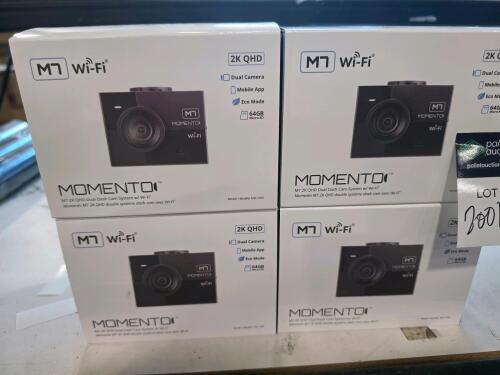four &ndash; Momento M7 dual dash cam