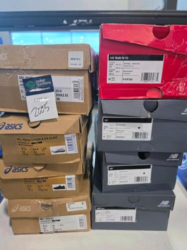Asics and new balance shoes