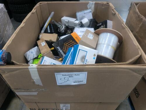 Industrial/automotive, hose, Luna for S lighting, car parts, tubing, faucets, door handles, Tape for car parts, tires, wire nuts, & More