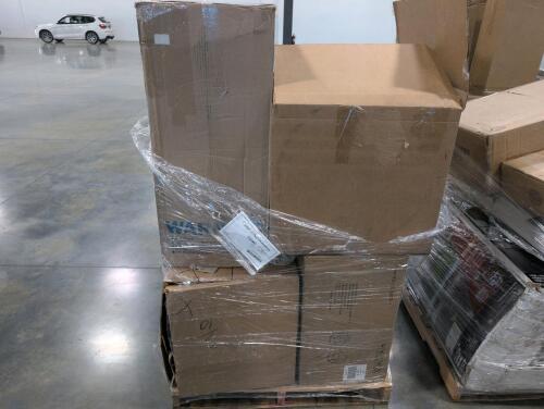Two Coleman 16' x 10' swimming pool pools, outdoor furniture, storage totes, tires and more
