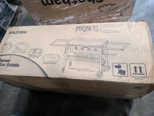 Razor Four burner LP gas griddle