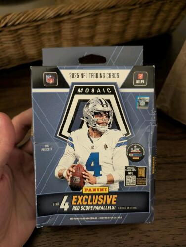 2025 Panini Mosaic Football Hanger Box featuring Dak Prescott