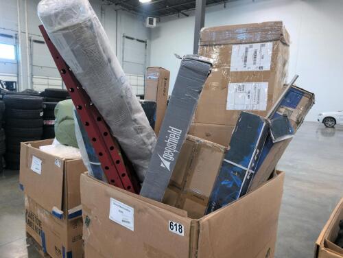 Full mattress, rug, wrap film, Geo shield, & More