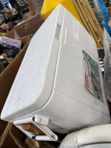 Coleman cooler, lifetime folding chairs, bamboo sticks, and more