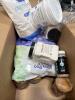 Health and beauty products, supplements, aqua Scott, cleaning wipes, BIOLAGE shampoo, sanitizer, candles, Windex Mary Kay products, diarrhea medicine, Aveeno baby, supplements, shampoo, Young Living Essential Oils, vitamins, hemorrhoid cream, laundry soap - 8