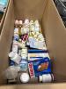 Health and beauty products, supplements, aqua Scott, cleaning wipes, BIOLAGE shampoo, sanitizer, candles, Windex Mary Kay products, diarrhea medicine, Aveeno baby, supplements, shampoo, Young Living Essential Oils, vitamins, hemorrhoid cream, laundry soap - 14