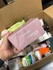 Health and beauty products, supplements, aqua Scott, cleaning wipes, BIOLAGE shampoo, sanitizer, candles, Windex Mary Kay products, diarrhea medicine, Aveeno baby, supplements, shampoo, Young Living Essential Oils, vitamins, hemorrhoid cream, laundry soap - 21