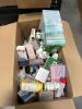 Health and beauty products, supplements, aqua Scott, cleaning wipes, BIOLAGE shampoo, sanitizer, candles, Windex Mary Kay products, diarrhea medicine, Aveeno baby, supplements, shampoo, Young Living Essential Oils, vitamins, hemorrhoid cream, laundry soap - 24