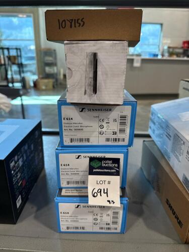 multiple SENNHEISER E 614 and more